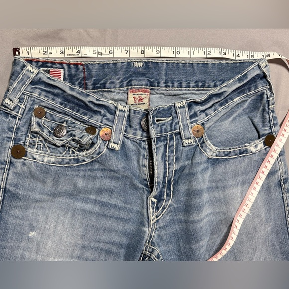 HOT AUTHENTIC USA Men's TRUE RELIGION 859 RICKY SUPER T STRAIGHT Jeans 34 - Picture 9 of 16